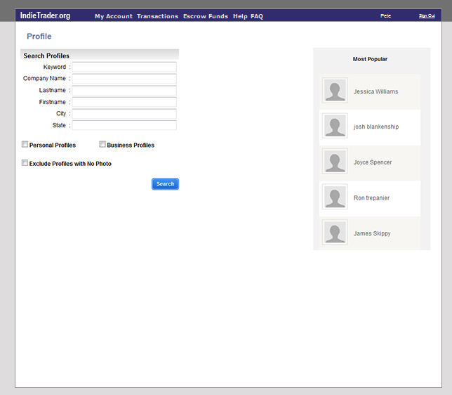 Profile Search